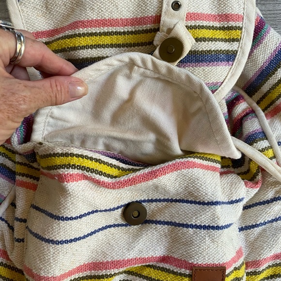 Roxy canvas multicolor backpack - Picture 4 of 12